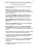 Algunos aspectos del movil