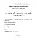 Desventajas de las Redes Sociales como medio de Globalización en los últimos 5 años