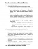 Fundamentos de Economía Financiera