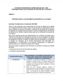 INTRODUCCIÓN A LOS SISTEMAS DE GESTIÓN DE LA CALIDAD ISO 9000