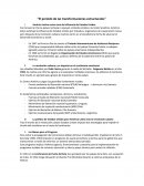 El período de las transformaciones estructurales