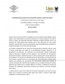 Determinacion de Acidez Total en Muestras Solidas y Liquidas.