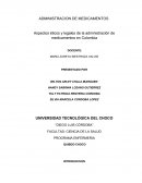 Aspectos éticos y legales de la administración de medicamentos en Colombia