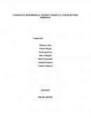 CUIDADO DE ENFERMERIA AL PACIENTES DURANTE EL POSTPERATORIO INMEDIATO