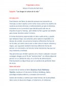 Las drogas te salvan de la vida