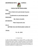 Historia de la psicoterapia de grupo.