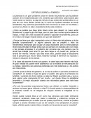 CRITERIOS SOBRE LA POBREZA