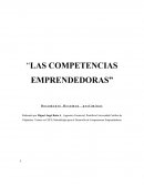 LAS COMPETENCIAS EMPRENDEDORAS.