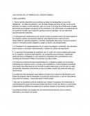 Conclusiones y criticas de la pobreza del tercer mundo
