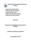 Desarrollo de habilidades del pensamiento complejo.