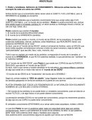 Platón y Aristóteles. Definición de CONOCIMIENTO