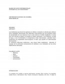 MANEJO DE DATOS EXPERIMENTALES.