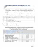 Formato encuesta calidad