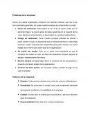 Políticas de la empresa - Informe.