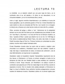 La Antártida - Análisis de lectura