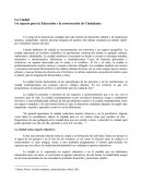 Un espacio para la Educación y la construcción de Ciudadanía