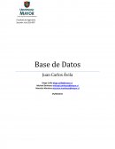 Informe base de datos.