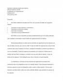Estructura organizacional de una empresa