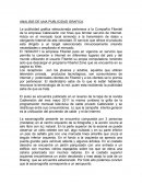 ANALISIS DE PUBLICIDAD GRAFICA