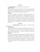 DENOMINACIÓN: TECNOLOGÍA DE LOS ALIMENTOS