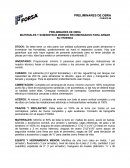 Preliminares de obra sistema industrializado.