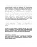 INCIDENCIA DE LOS DOCENTES EN LA LECTURA DEL CICLO BASICO.