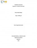 Estadística descriptiva Regresión y correlación lineal simple