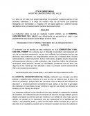 ETICA EMPRESARIAL HOSPITAL UNIVERSITARIO DEL VALLE