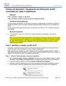Práctica de laboratorio: Visualización de información de NIC conectadas por cable e inalámbricas