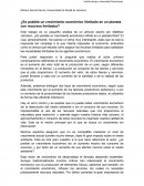 ¿Es posible un crecimiento económico infinito en un planeta finito?