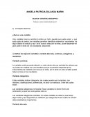 ¿Qué es una variable: