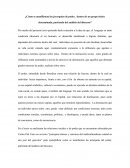 Cómo se manifiestan las jerarquías de poder, dentro de un grupo étnico determinado, partiendo del análisis del discurso?