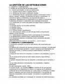 LA GESTIÓN DE LAS RETRIBUCIONES