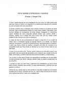 Ensayo Truman Capote "A sangre fría".