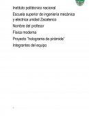 Proyecto ”Holograma de pirámide”