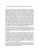 Ensayo sobre teorías económicas clásicas y keynesianas