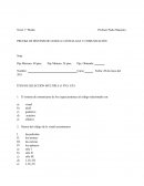 PRUEBA DE SÍNTESIS DE LENGUA CASTELLANA Y COMUNICACIÓN