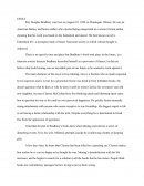 I find that the plot in Bradbury’s book starts when Montag experiences a series of disturbing events. First, his wife, Mildred, attempts suicide by swallowing a bottle of sleeping pills.