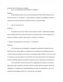 Acta de conformación de un comite laboral.