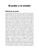 El poder y el estado - Ensayo