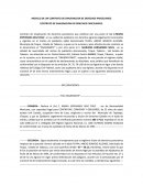 MODELO DE UN CONTRATO DE ENAJENACION DE DERECHOS PARCELARIOS