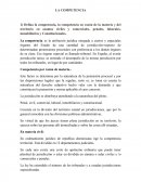 Defina la competencia, la competencia en razón de la materia y del territorio en asuntos civiles y comerciales, penales, laborales, inmobiliarios y Constitucionales.