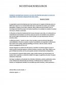 Ensayo: No estamos Seguros