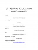 HABILIDADES DE PENSAMIENTO.