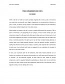 Escena tres sombreros de copa