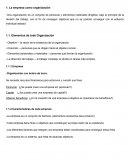 La empresa como organización