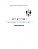 Panorama de la Educación en Mexico..