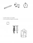 En la casa hay una ventana, márcala con una cruz.