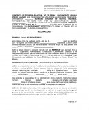 CONTRATO DE PROMESA BILATERAL DE CELEBRAR UN CONTRATO OBRA A PRECIO ALZADO