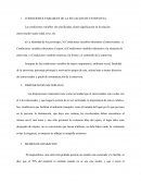 CONDICIONES VARIABLES DE LA SITUACION DE ENTREVISTA